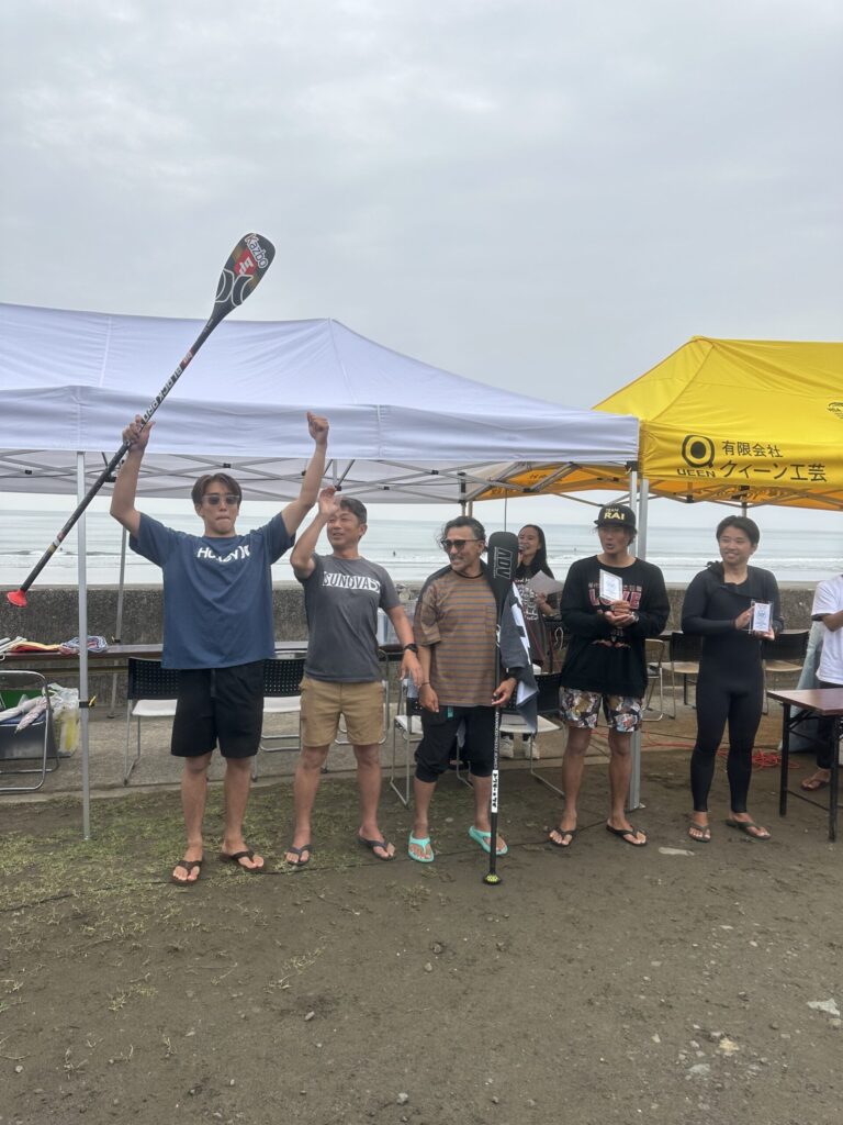 宮崎SUPクラブ主催　SUPサーフィンコンテスト　スペシャルクラス優勝